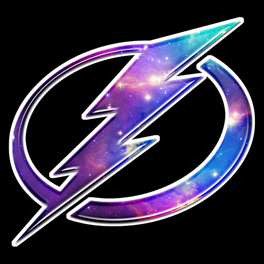 Galaxy Tampa Bay Lightning Logo iron on paper